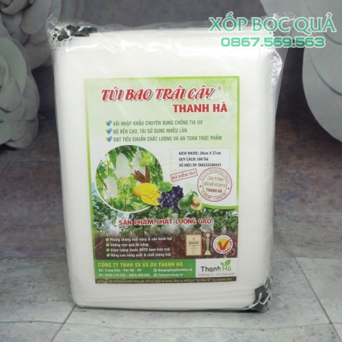 Bao bọc trái cây kích cỡ 20x27cm thương hiệu Thanh Hà