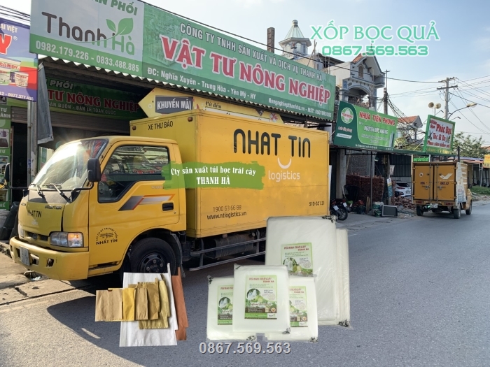 Cty phân phối túi bao trái Thanh Hà chính hãng, giao hàng toàn quốc