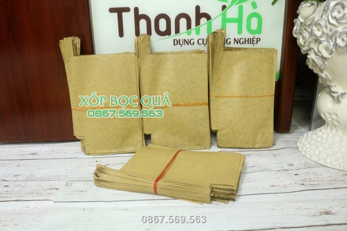 Cty phân phối chính hãng túi giấy bao trái Thanh Hà, 1 bịch / 100 túi