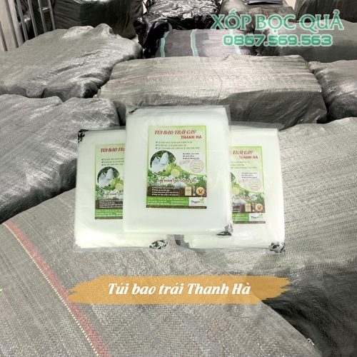 Túi vải không dệt Thanh Hà bao bưởi Hoàng chuyên dụng kích thước 30x35cm